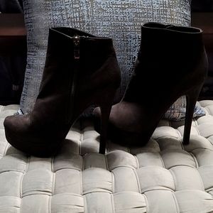 Suede booties